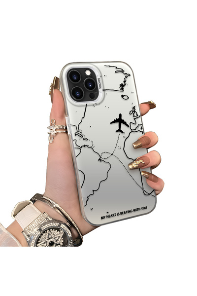 ucuc حافظة مضادة للسقوط من السيليكون المتوافقة مع هاتف iPhone 16 Pro، بأنماط ...