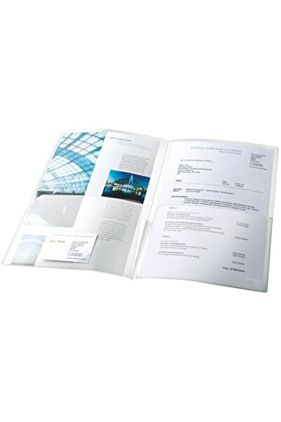 Esselte A4 presentation folder 5 pcs/set colorless