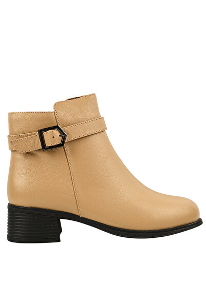 Berliner Elegant boots, women, BERLINER, 25115 cream, leather, heel 37