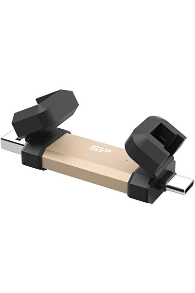 Silicon Power DS72 1TB Dual USB 3.2 Flash Drive Gold