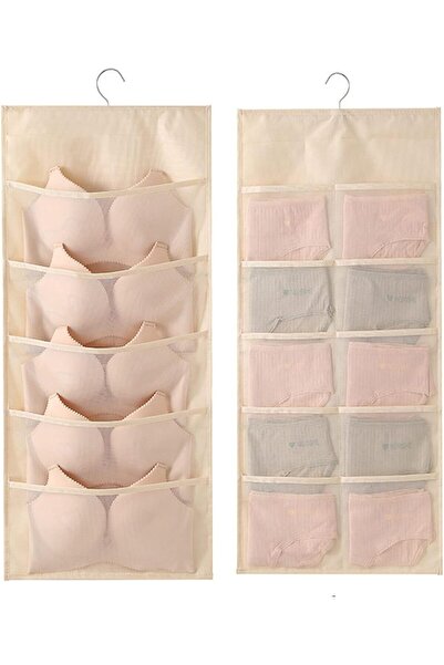 Arabest منظم تعليق للخزانة، منظم تخزين معلق لحمالات الصدر والملابس الداخلية، ...