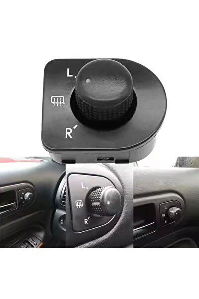 YıldızTuning مفتاح ضبط المرآة لسيارات فولكس فاجن بيتل وجيتا إم كيه 4 وبورا وج...