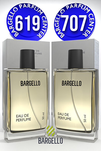 Bargello 619 Erkek Parfüm Oriental 50 ML EDP + 707 Erkek Parfüm Woody 50 ML EDP