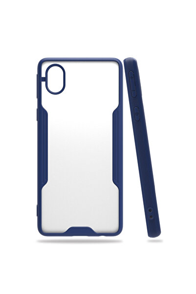 NewFace Samsung Galaxy A01 Core Case Platinum Silicone - Navy Blue
