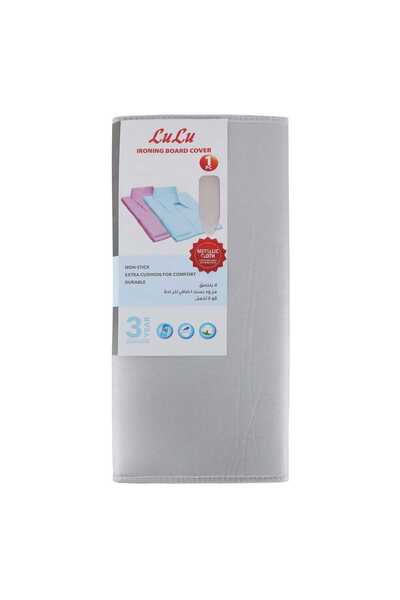 Lulu Ironing Board Cover, 1 Pc, 125 x 46 cm, Grey, LN123