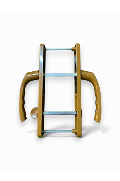 AKSA PVC Wboss Pvc Pimapen Kapılar Için Wc Alüminyum Kapı Kolu Altınmeşe Kahverengi