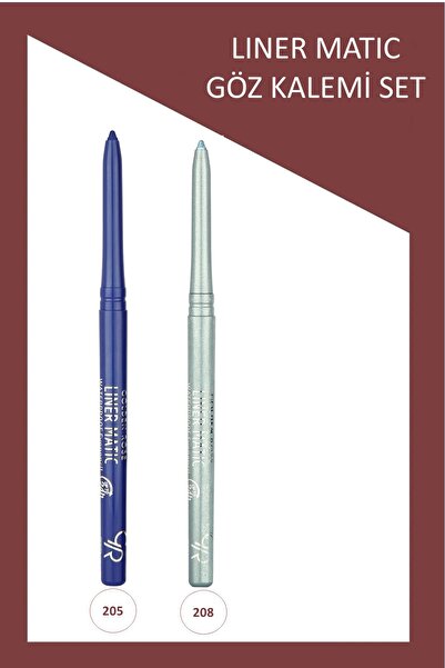Golden Rose Suya Dayanıklı Göz Kalemi Seti - No: 205-208
