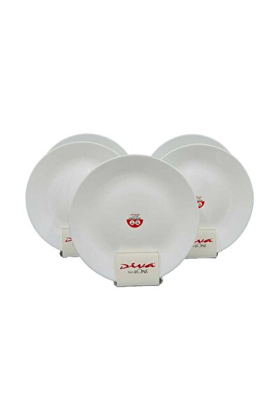 La Opala Plain Dinner Plates, 5 pcs, 10.5 inches