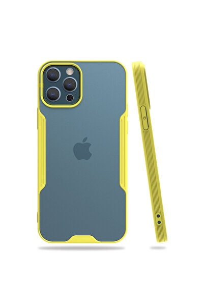 NewFace Iphone 12 pro max platinum silicone case - yellow