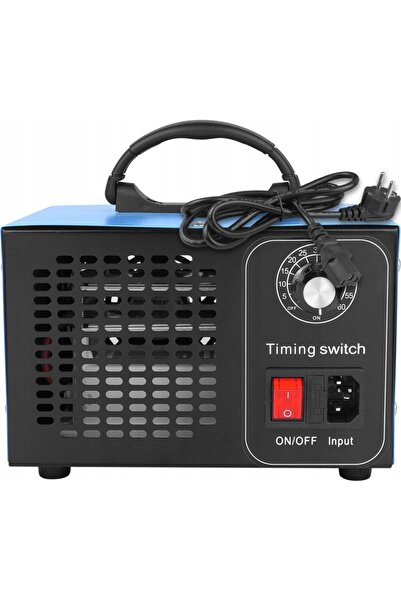 zola Generator de ozon, debit de ozon 32.000 mg/h, 120 W, reglarea timpului de lucru 1-60 min, negru/bleu