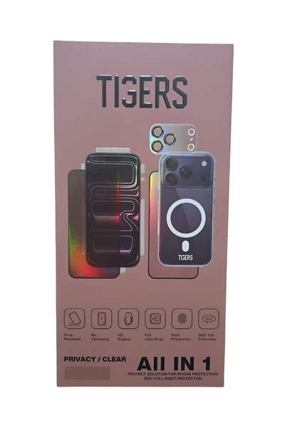TİGERS Tigers 10-in-1 Complete Mobile Protection Package for Apple iPhone 17 Pro