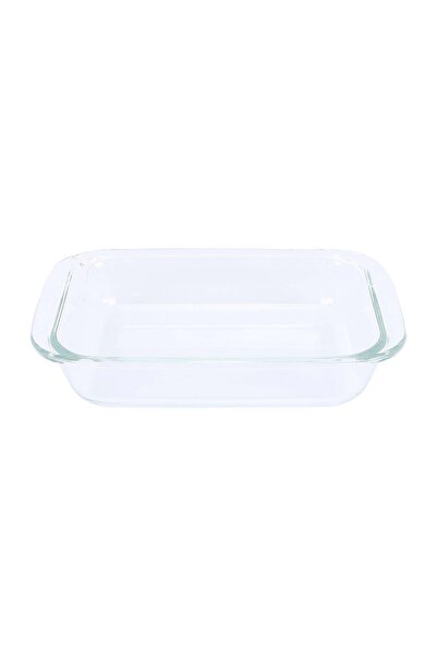 Chefline HSAP25L Borosilicate Glass Rectangle Baking Dish, 2.2 Litre, Transpa...