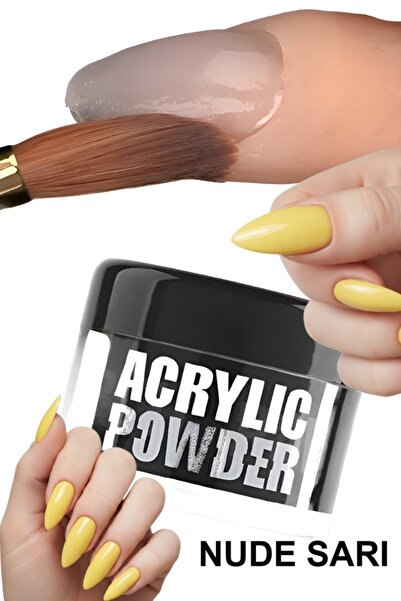 xolo Akrilik Powder Nude Sarı 307 Protez Tırnak Tozu – Profesyonel Nail Acrylic