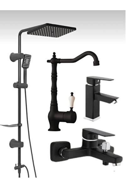 luxury faucet siyah robot siyah sabit lavabo bataryası siyah rustik evye bata...