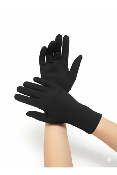 Markasız ucuz SİYAH TESETTÜR ELDİVENİ