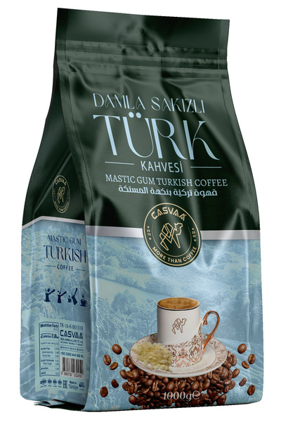 Casvaa Coffee Damla Sakızlı Türk Kahvesi 1 KG