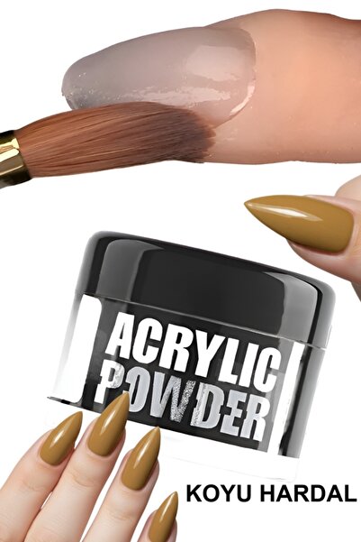 xolo Akrilik Powder Koyu Hardal 306 Protez Tırnak Tozu – Profesyonel Nail Acr...