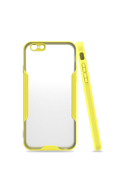 NewFace Iphone 6 platinum silicone case - yellow