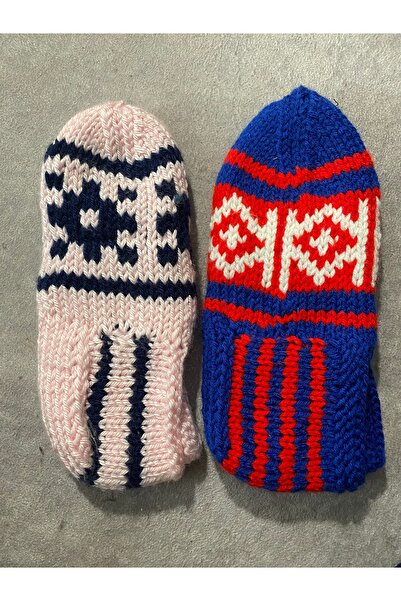 MESKSTORE El örgüsü hediyelik çeyizlik kışlık patik 41 42 numara