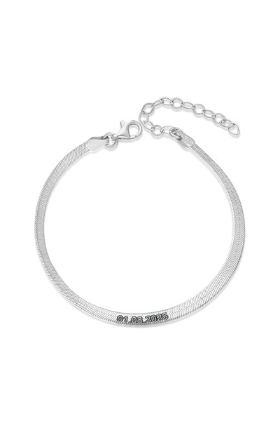 cielza Kişiselleştirilebilir Tarihli Bileklik - 925 Ayar Gümüş