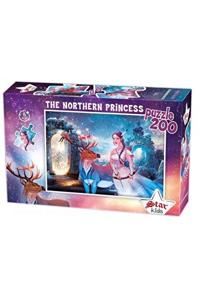Star Puzzle 200 Parçalık Çocuk Puzzle/Yapboz - Kuzeyin Prensesi