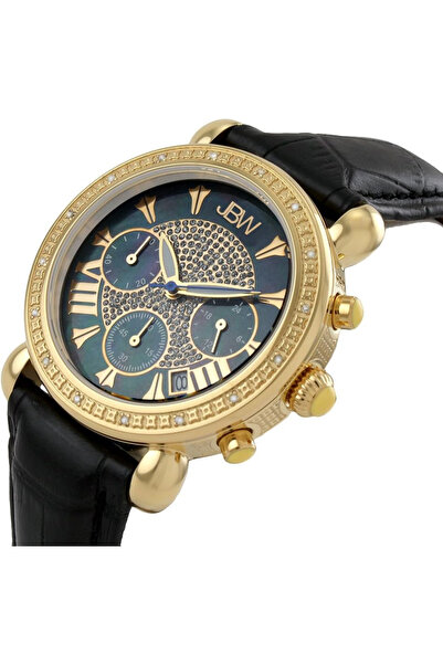 JBW Luxury Women's Victory 16 Diamonds Mother of Pearl Chronograph Watch