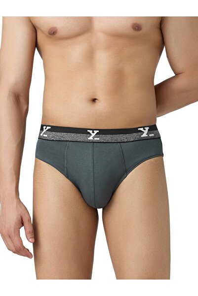 XYXX By Styli Men Solid Combed Cotton Briefs