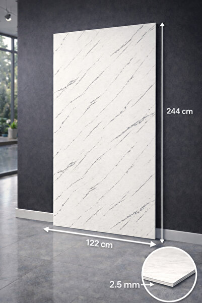 AGT Design PVC Mermer Duvar Paneli - 122x244 cm