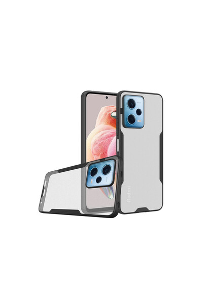 NewFace Xiaomi Redmi Note 12 5g Case Platinum Silicone - Black