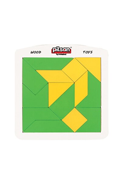 PİLSAN 02 015 DESEN KDesen Kartlı Tangram Eğitici Zeka Oyunu 02 015 Çocuklar ...