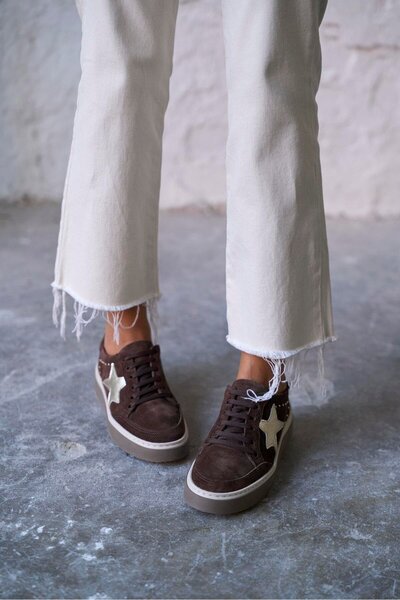 PELİN'İN AYAKKABILARI TERREN KAHVE SÜET SPOR AYAKKABI