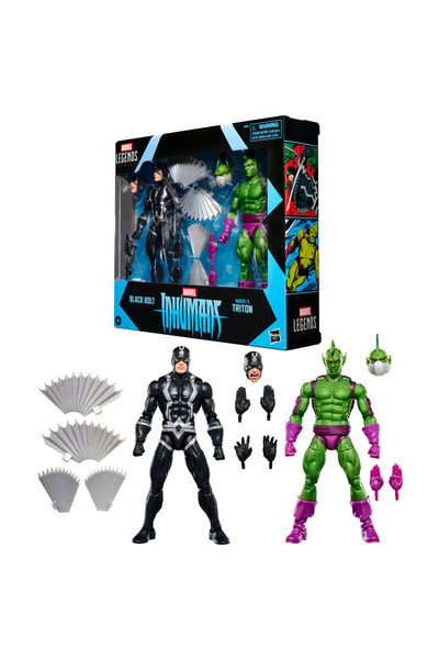 Hasbro Marvel Legends Inhumans Black Bolt & Marvel’s Triton (Fantastic Four) İkili Aksiyon Figürü