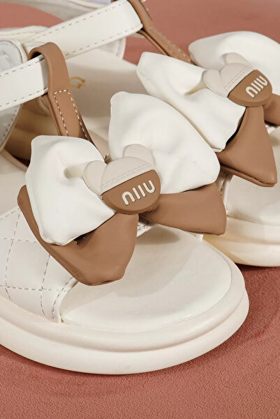 Zaira Λευκά σανδάλια για κορίτσια από οικολογικό δέρμα Aimee #21876 - 26