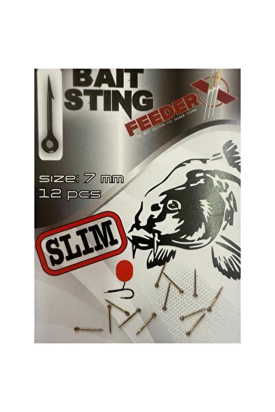 FeederX Momeală Bait Sting Black SLIM 7 mm, 12 buc/pachet