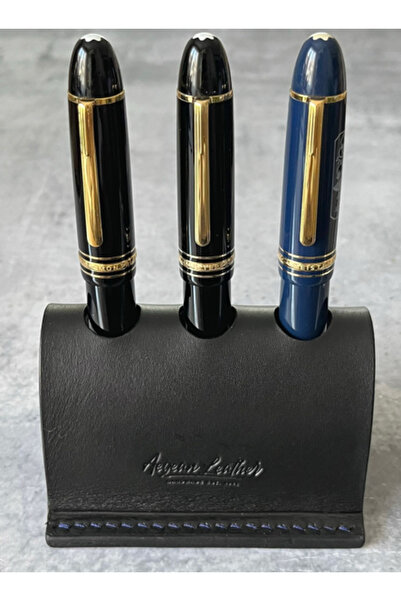 Unmeiprojects Aegean Leather Genuine Leather 3-Piece Pen Holder