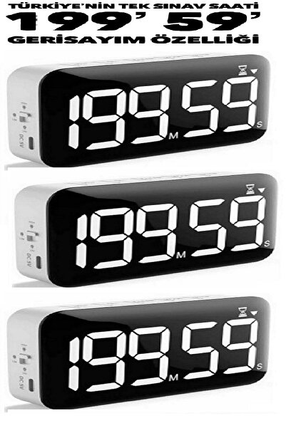 DEEMBRO 3 adet Sınav Saati 2026 Türkiye deneme sınavlarına uygun olarak tasar...