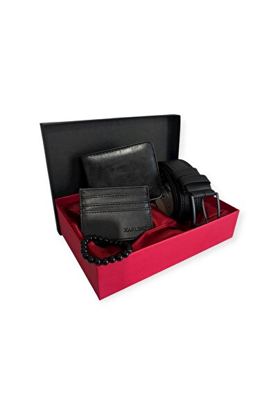 Tisaati مجموعة حزام وسوار من الجلد الفاخر من سلسلة Premium Series، مصنوعة من ...