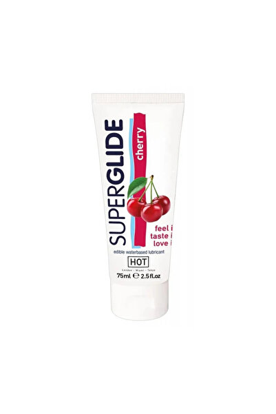 Hot Hot Water-Based Super Lubricant, Cherry Flavor, 75ml