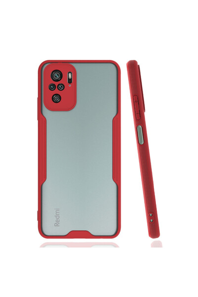 NewFace Xiaomi Redmi Note 10 Case Platinum Silicone - Red