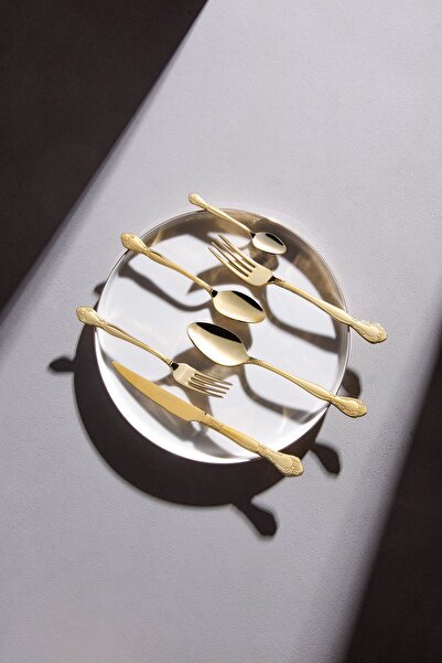 Le murano Venezia 6-Person 36-Piece Cutlery Set |   Gold