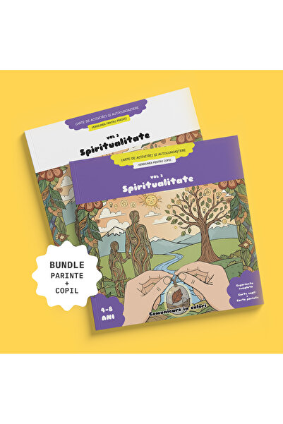 Comunicare in culori Set Carte activitati auto-cunoastere, Parinti+Copii, 2 c...