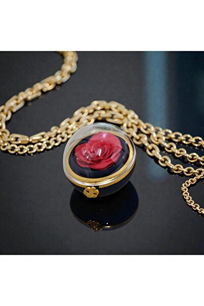 Kuzey Tacı Stylish Ring Box with Rose Figure, Specially Designed for Couples Vip