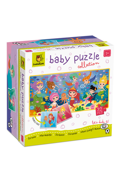ludattica Puzzle pentru bebeluși - Sirene, Ludattica, 2 - 5 ani
