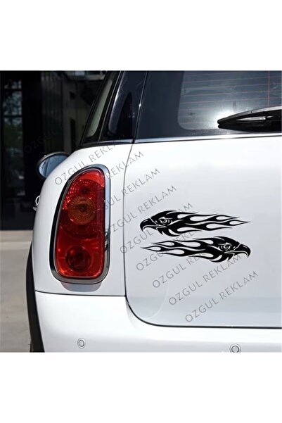 ÖZGÜL REKLAM Kartal Alevi Stickeri Araba sticker / Motor Sticker / Laptop Sti...