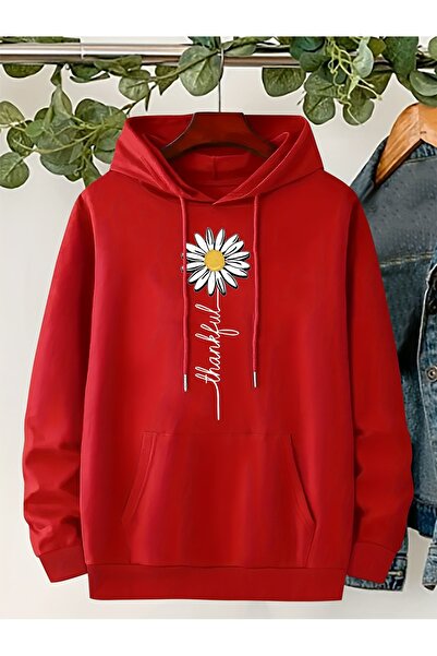 MODAVİBE Φούτερ με κουκούλα, 2 κλωστών, με τσέπη καγκουρό, Oversize, Unisex, ...