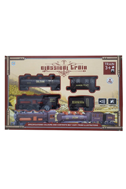 Canda Oyuncak 20 Parça Büyük Boy Pilli Sesli Tren Set