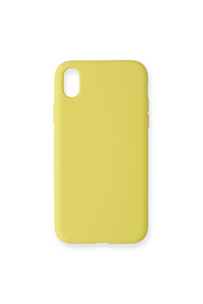AKSEFİZZ iPhone XR Uyumlu Kılıf Canlı Pastel Renkli Içi Kadife Yumuşak Soft T...