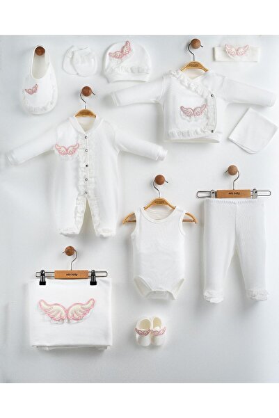 Eda Baby Angel Wings 100% Cotton Newborn Hospital Discharge Set of 10