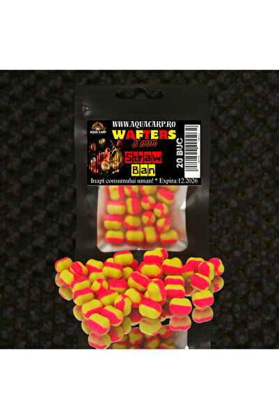 Aqua Dumbells Wafters 8mm StrawBan 20buc