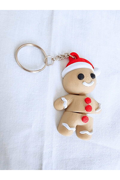 rmys Cute Gingerbread Cookie Keychain - New Year's Special